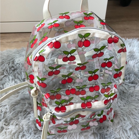 Cherry mini PVC backpack - Picture 3 of 4
